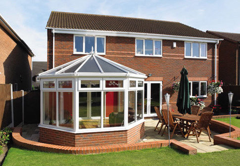 victorian shaped conservatory